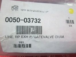 Applied Materials (AMAT) 0050-03732 Line, RP Exhaust with Gate Valve CHAM. A