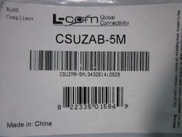 L-COM CSUZAB-5M USB Cable Type A - B, 5.0m
