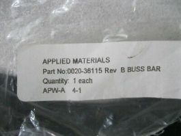 Applied Materials (AMAT) 0020-36115 BUSS BAR UPPER CENTER CONTACTOR