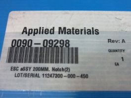 Applied Materials (AMAT) 0090-09298 ESC ASSY 200MM. NOTCH(2)