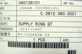 EBARA C-3812-380-0001 SUPPLY RING GT
