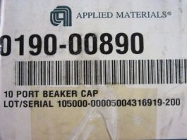 Applied Materials (AMAT) 0190-00890 10 Port Breaker Cap
