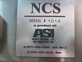 NCS NCS CONTROL MODULE CONTROL MODULE ASSEMBLY