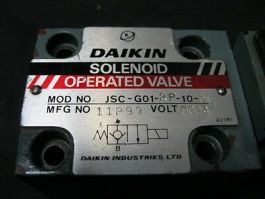 DAIKIN JSC-G01-2P-10-CL SOLENOID VALVE, SOL 24VDC