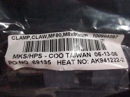 MKS/HPS 100994097 Clamp, Claw, MF80, M8x80mm