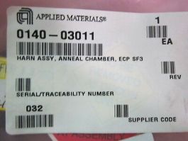 Applied Materials (AMAT) 0140-03011 Harness Assembly, Anneal Chamber, ECP SF3