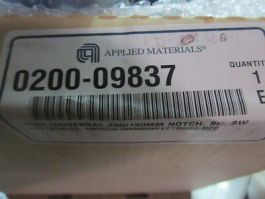 Applied Materials (AMAT) 0200-09837 Universal Ring, 200/190MM Notch, SR, BWCV