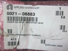 AMAT 0021-08883 Cover G2 PROT. Resistor Case
