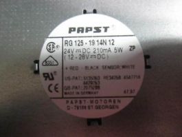 PAPST RG125 BLOWER HS TACK, 5W 24VDC