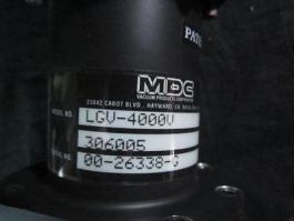 MDC VACUUM 306005 LGV-4000V VALVE MANUAL CRANK CONTROLLER