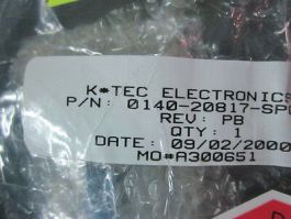 Applied Materials (AMAT) 0140-20817 Harness Assembly RGA INTCON