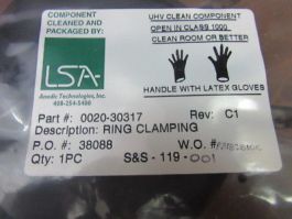 Applied Materials (AMAT) 0020-30317 RING,CLAMPING,REMOVABLE FINGERS,5\"