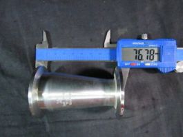 GENERIC JF50775 KF TO KF Reducer; 76.78 length, 50.37mm(O.D.), 22.01mm I.D. TO 3
