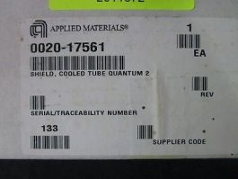 Applied Materials (AMAT) 0020-17561 Shield, Cooled Tube Quantom 2