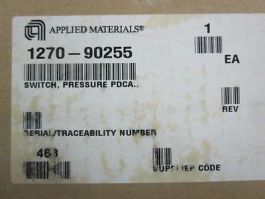 AMAT 1270-90255 Adjustable Pressure Switch PDCA 50/150R 27903 Assembly