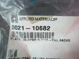Applied Materials (AMAT) 0021-10682 Plate, LID, Hybird, GIGA-FILL, SACVD