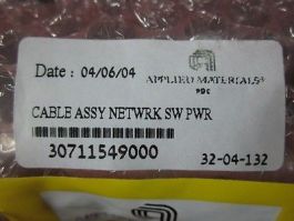 AMAT 30711549000 Cable Assembly NETWRK SW Power