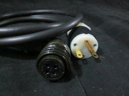 Applied Materials (AMAT) 0190-14092 POWER SUPPLY CABLE (208V) 90 DEG CONN