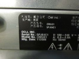 Dell 5PJ64C1 PowerEdge 1950 1U server; CPU: TWO Intel Xeon 5110 (1.60GHz/4MB/106