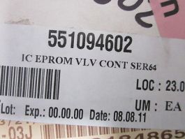 LAM 631-092514-343 IC EPROM VLV CONT SER64 LAM TCP9400 POLY etch