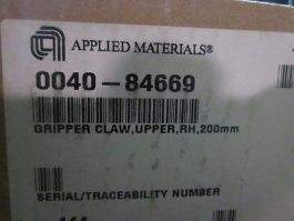 AMAT 0040-84669 Gripper Claw, Upper, RH, 200mm