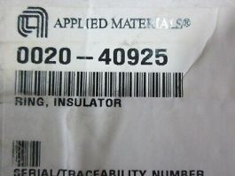 Applied Materials (AMAT) 0020-40925 Ring, Insulator
