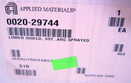 Applied Materials (AMAT) 0020-29744 LOWER SHIELD, SST, ARC SPRAYED