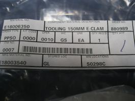 Varian-Eaton E18006350 TOOLING 150MM E-CLAM